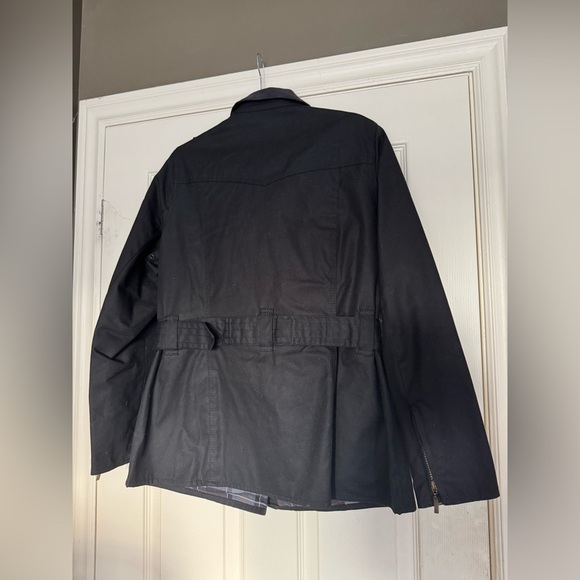 BARBOUR INTERNATIONAL WOMEN'S INTERNATIONAL WAX JACKET - BLACK NWOT - Picture 10 of 14